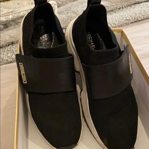 Michael Kors stretch slip on with Velcro top
